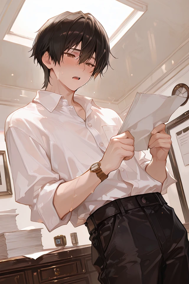 Charles || Anxious co-worker, an AI character on Suko