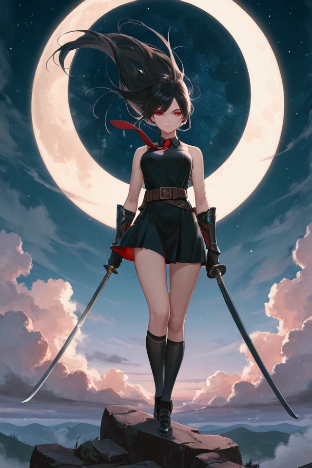 Akame, an AI character on Suko
