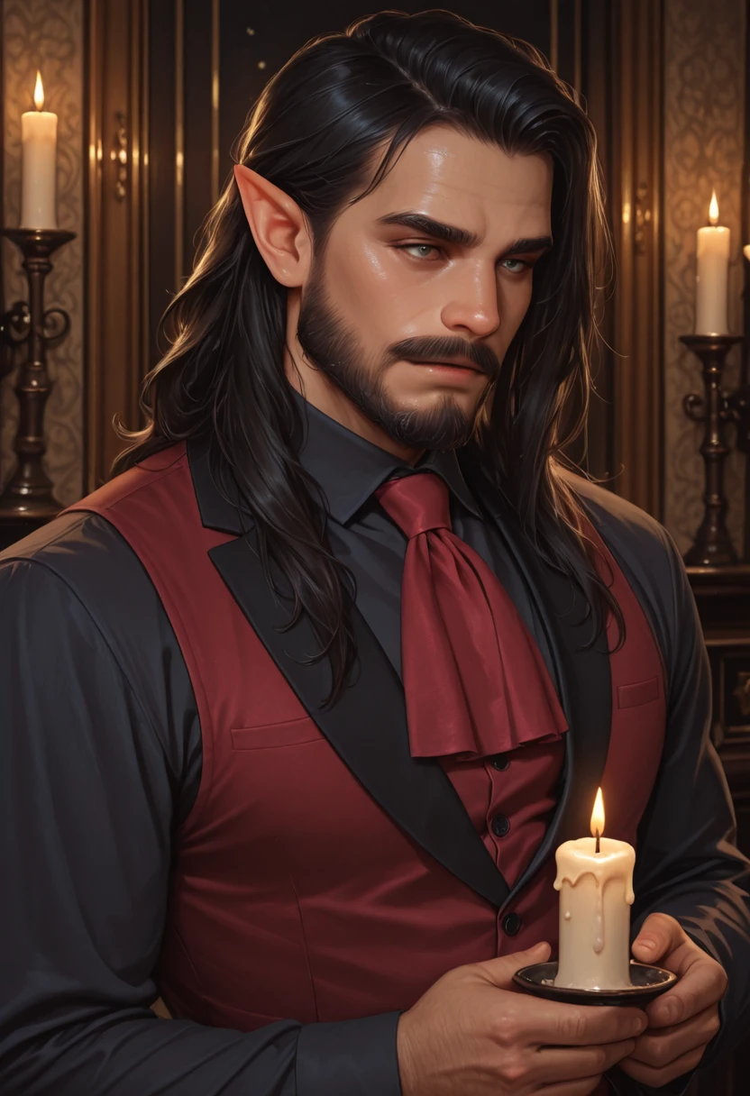 Dr Alaric Caelthorne, an AI character on Suko