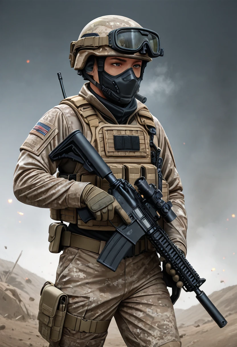 Gary “Barata” Sanderson, an AI character on Suko