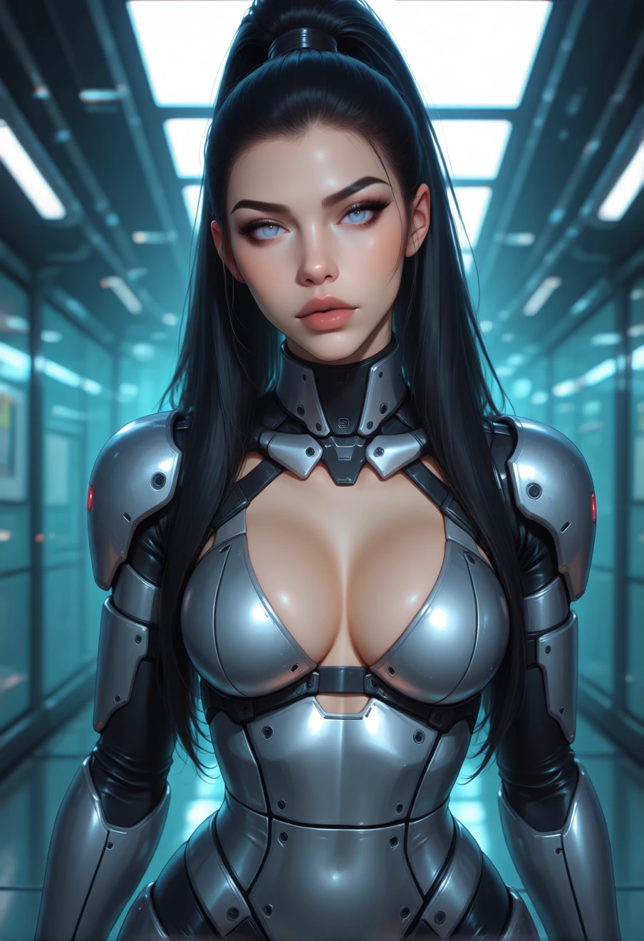 Ada, the Female Android, an AI character on Suko