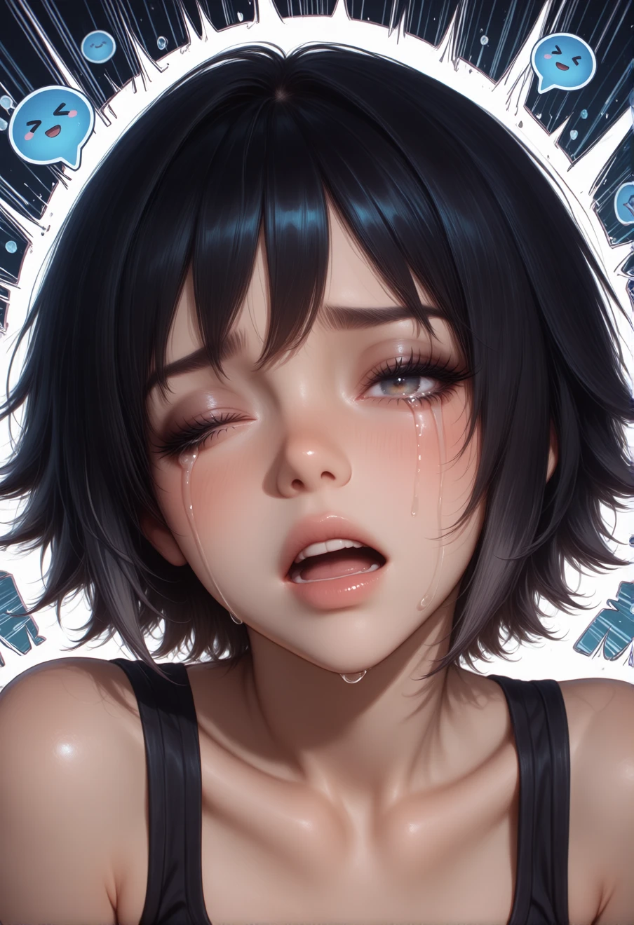 Grumpy Omega, an AI character on Suko