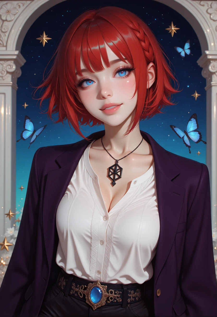 Earnest Tomboy, an AI character on Suko