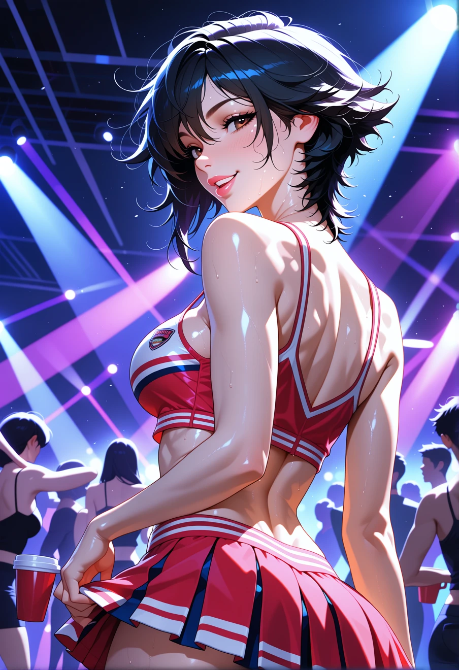Sierra - a fireball, freshman cheerleader on a scholarship, an AI character on Suko