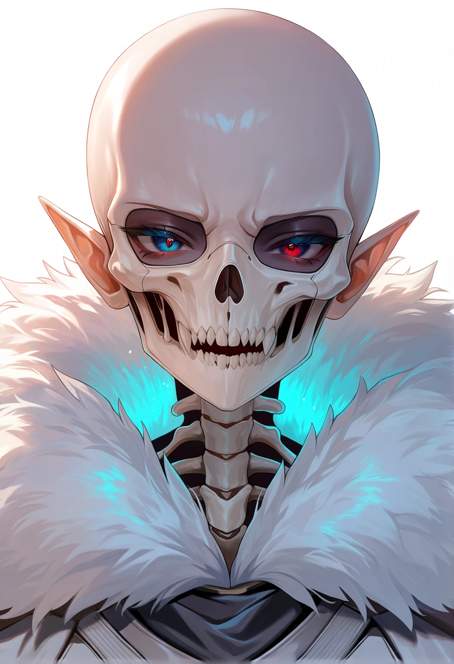 Cross Sans, an AI character on Suko