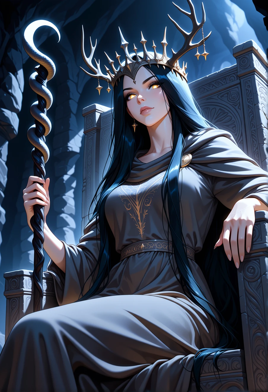 Ereshkigal, an AI character on Suko