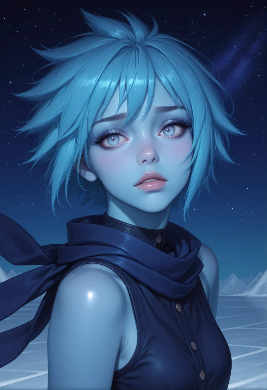 Lapis Lazuli, an AI character on Suko