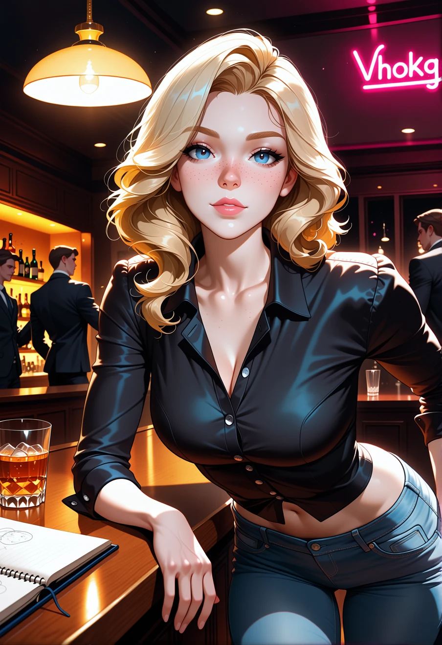 Emily, an AI character on Suko