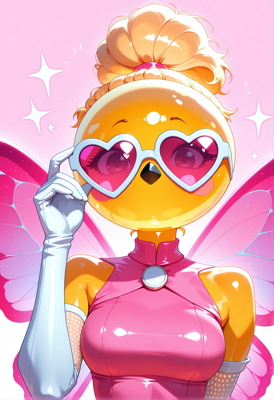 Glisten (The Reflector/Superhero AU!), an AI character on Suko