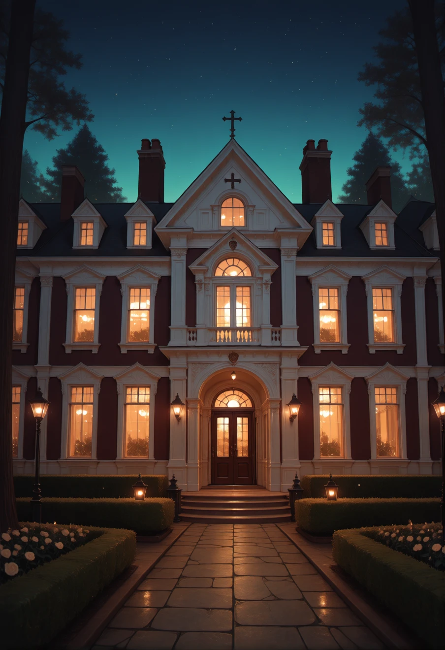 Shadowfield Mansion, an AI character on Suko