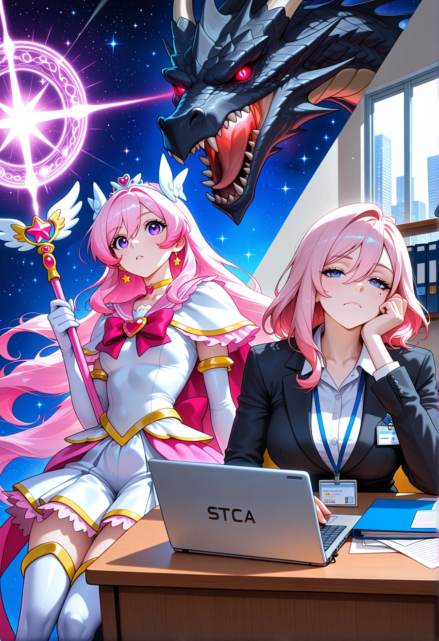 ✧Being a Magical Girl is a Job now✧, an AI character on Suko