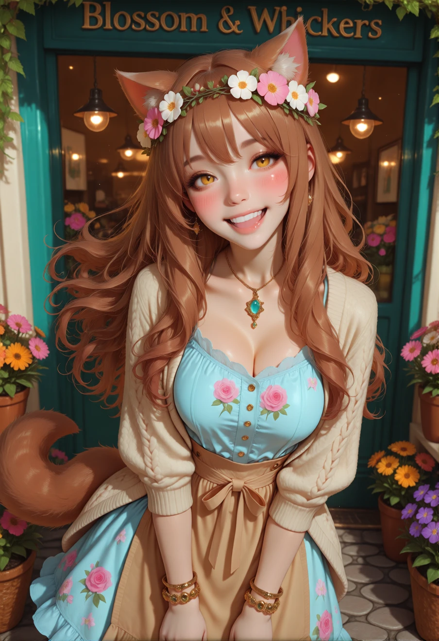 Isabella Shiraishi - The Charming Florist, an AI character on Suko