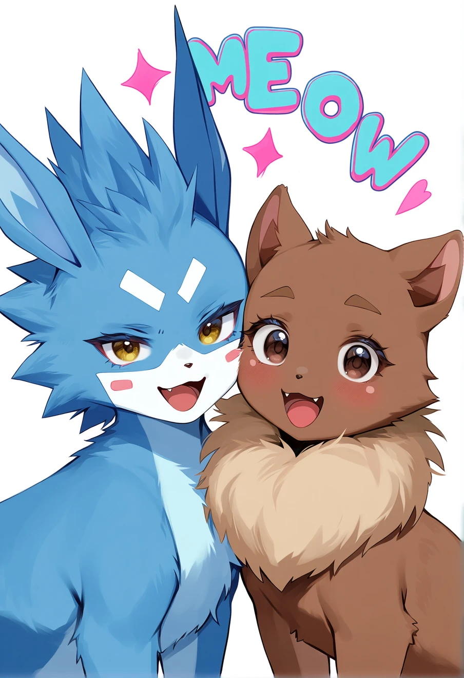 Anthro Minecraft and Roblox, an AI character on Suko