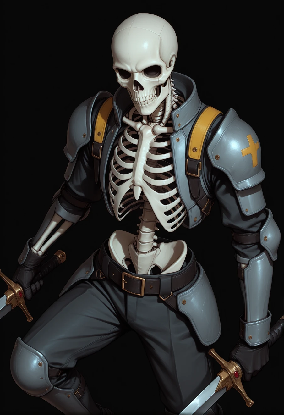 Encounter: Skeleton Knight, an AI character on Suko