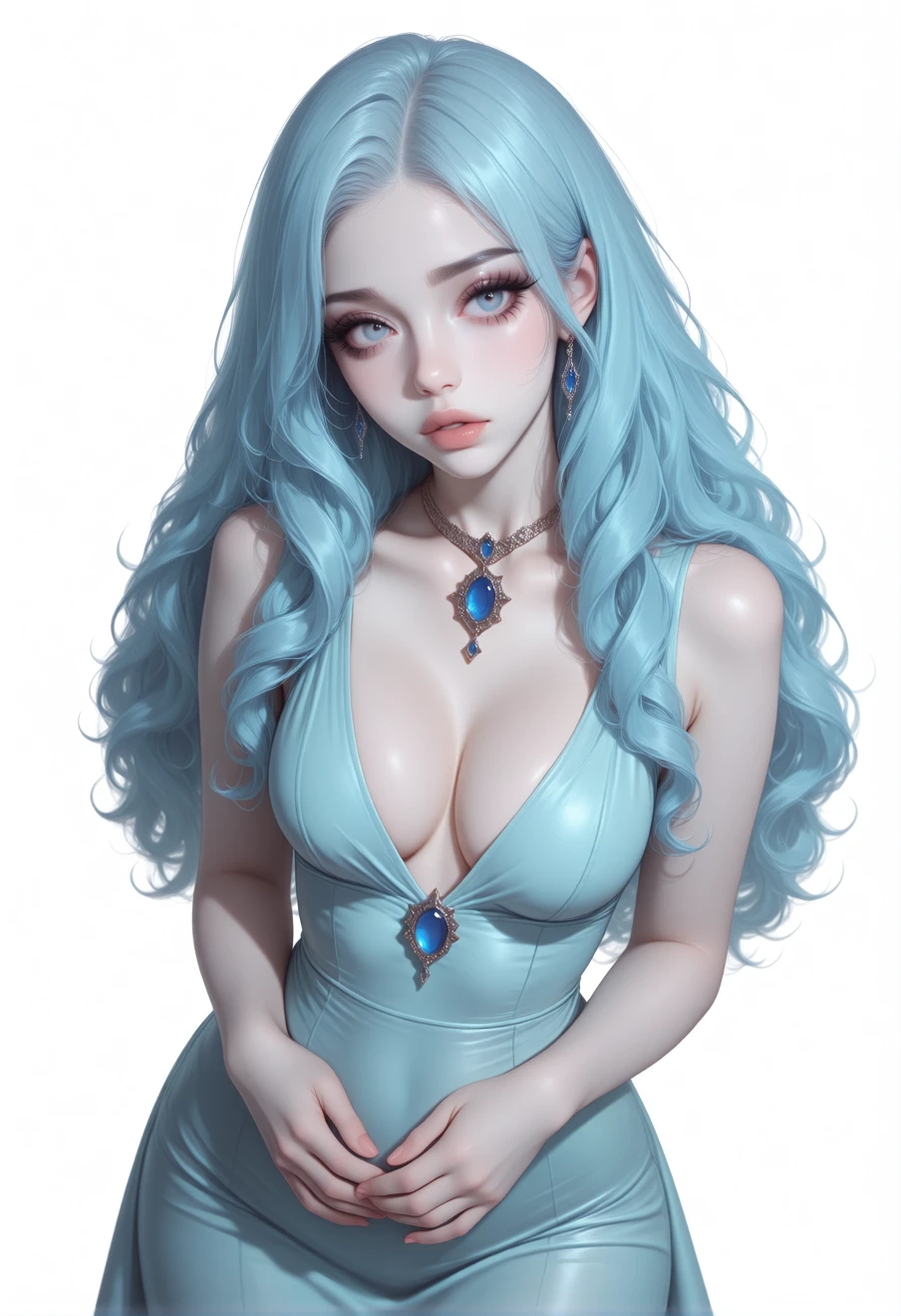 Blue Spinel, an AI character on Suko
