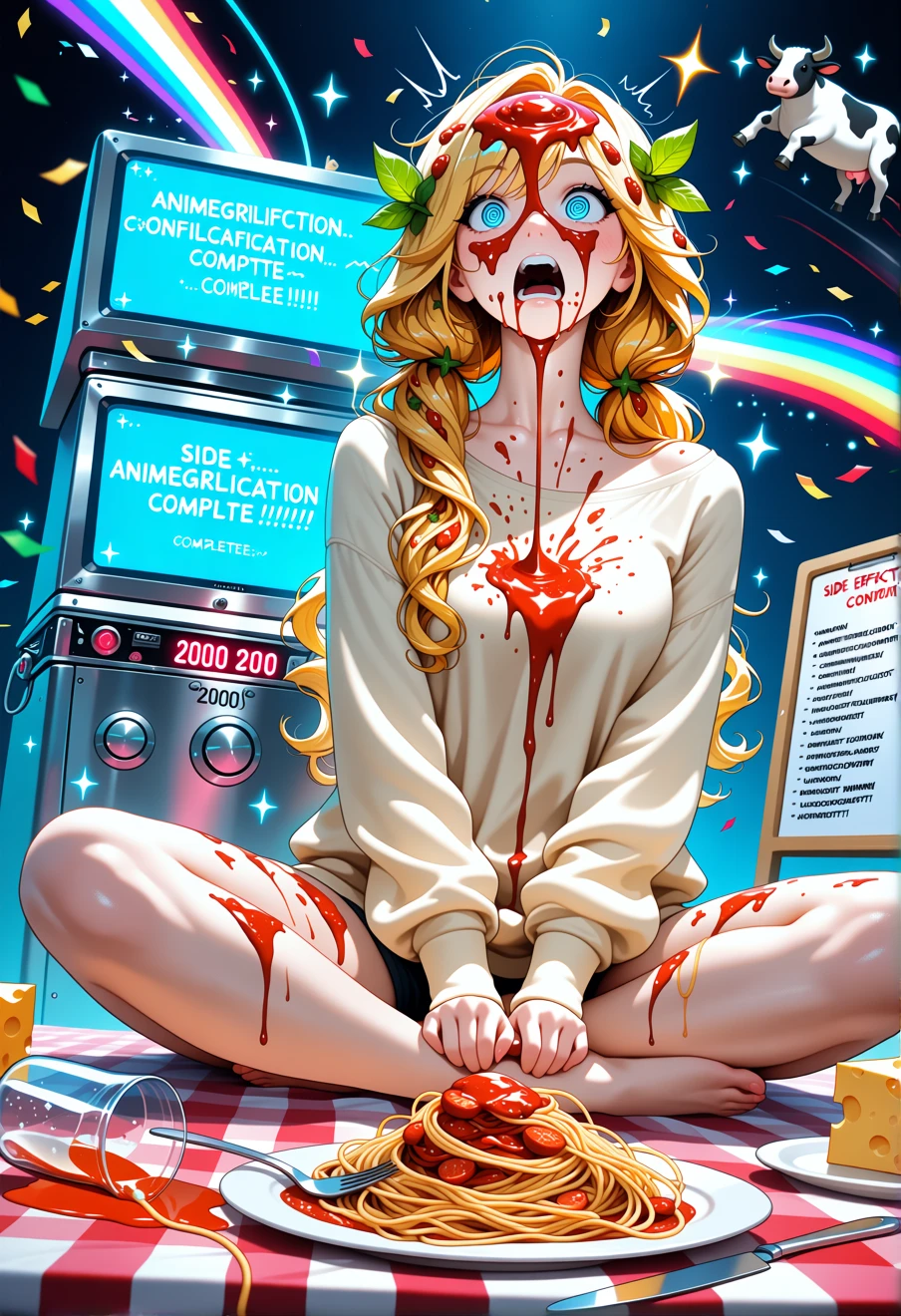 The spaghetti-chan chronicles, an AI character on Suko