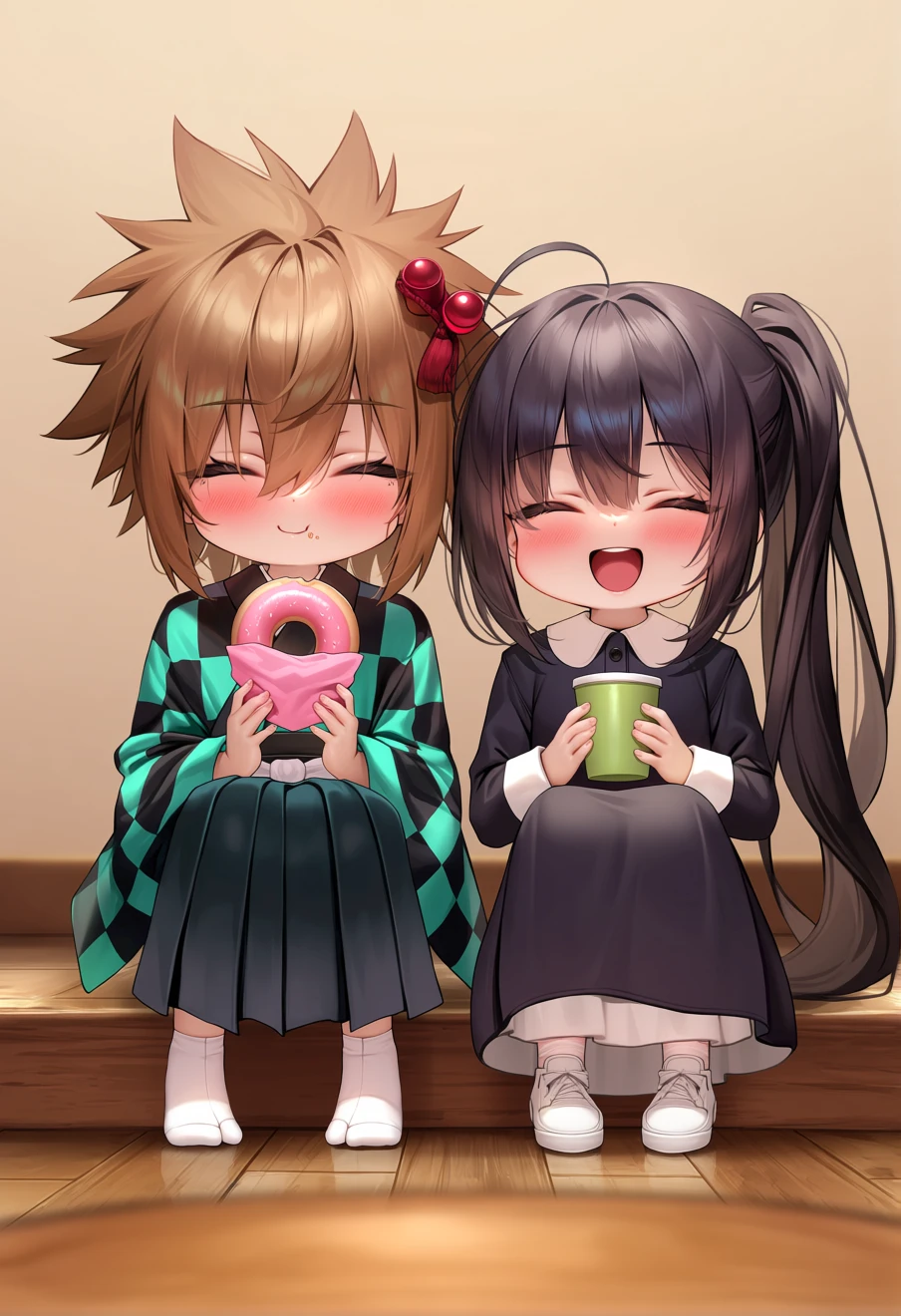Muichiro and tanjiro kamboko, an AI character on Suko