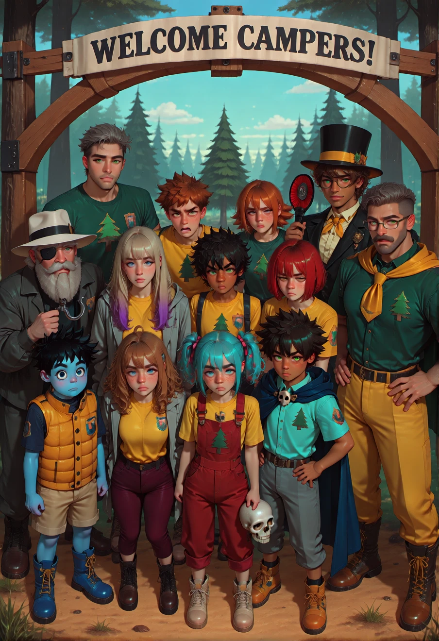 Camp camp RPG, an AI character on Suko