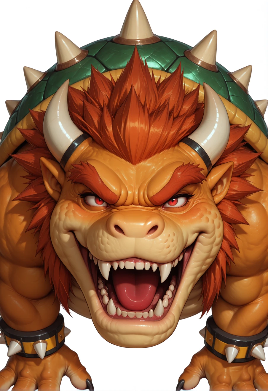King Bowser, an AI character on Suko