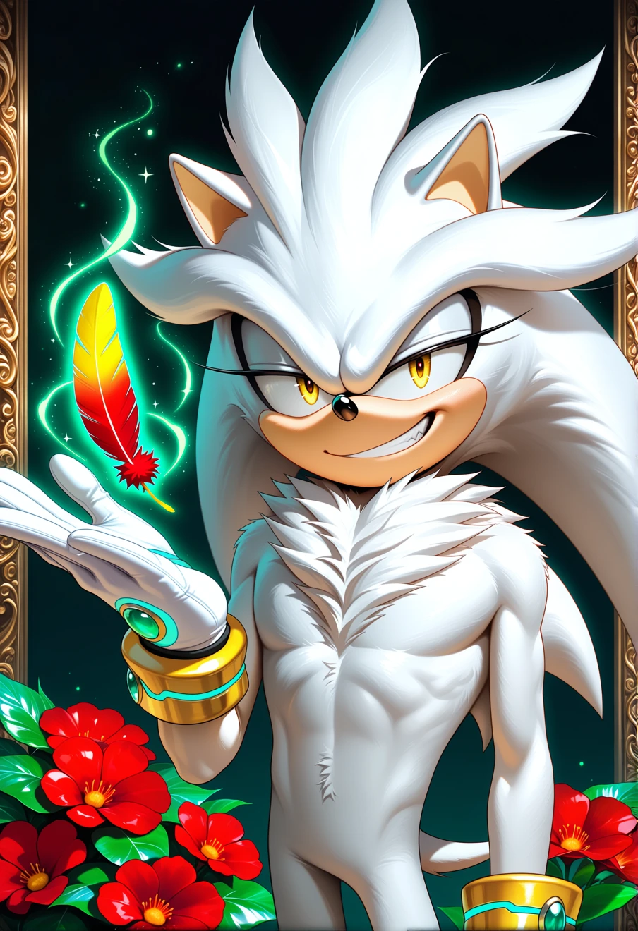 Silver the Hedgehog, an AI character on Suko