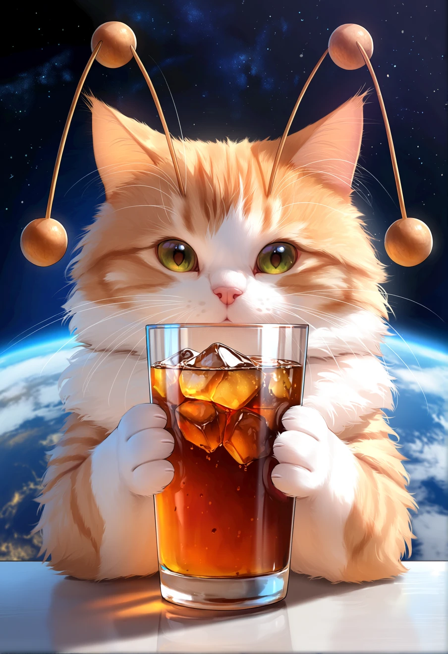 Space cat., an AI character on Suko